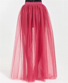img 1 attached to Bellady Wedding Skirt for Women - Extra-Length Overskirt in Women's Clothing