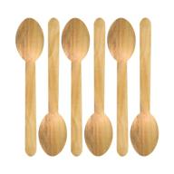 🌱 discover the sustainable choice: palm naki bamboo cutlery (40 count) - eco-friendly, compostable and biodegradable disposable dinnerware spoons logo