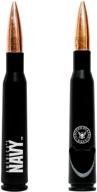 🔫 us navy 50 caliber bottle opener – laser engraved real shell casing, previously fired - ideal usn gifts logo