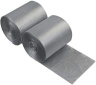 🗑️ saedy 1.5 gallon small garbage bags in grey - pack of 260 bags logo