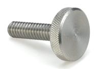 stainless finish knurled threaded threads fasteners and screws logo