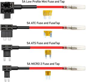 img 1 attached to Quick Connect Radar Detector Hardwire Kit for Uniden, Escort, Valentine, Beltronics, Cobra, Whistler, and more