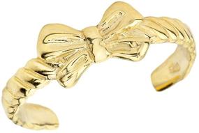 img 1 attached to Необычное кольцо на палец ноги из желтого золота