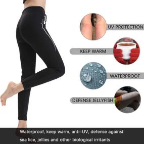 img 1 attached to Realon Leggings Swimming Neoprene Snorkeling Sports & Fitness