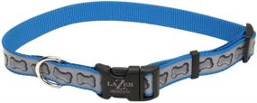 img 1 attached to Lazer Brite Reflective Adjustable Collar Dogs and Training & Behavior Aids