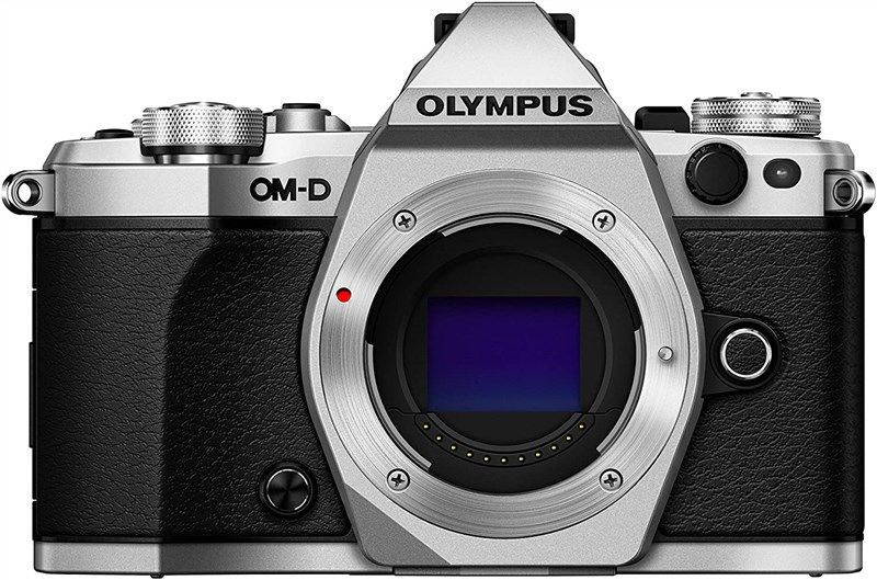 olympus om d mark silver body logo