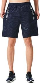 img 2 attached to Performance-Ready: BIYLACLESEN Men's Lightweight Quick Dry Hiking Shorts with Zipper Pockets - Ideal for Workout, Gym, and Running