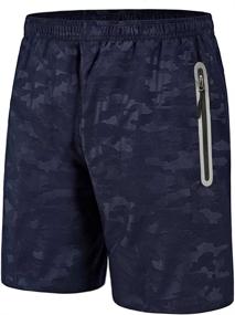 img 3 attached to Performance-Ready: BIYLACLESEN Men's Lightweight Quick Dry Hiking Shorts with Zipper Pockets - Ideal for Workout, Gym, and Running