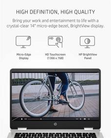 img 1 attached to HP Chromebook x360 14a 2-in-1 Laptop, Intel Pentium Silver N5000 Processor, 4 GB RAM, 64 GB eMMC, 14-inch HD Display, Chrome OS with Webcam & Dual Mics, Work, Play, Extended Battery Life (14a-ca0022nr, 2021)