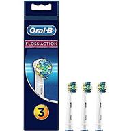 🦷 oral b floss action replacement brush heads refill - pack of 3, white: superior oral care solution logo