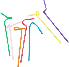 img 2 attached to LaMi 75 Super Flex Straws: Assorted Colors for Flexible Sipping Experience