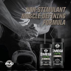 img 3 attached to 💪 PMD Sports Omega Cuts Elite: Advanced Fat Loss & Muscle Definition Formula - Omega Fatty Acids, MCT's, and CLA - Keto Friendly for Women and Men - Stimulant Free (180 Softgels)