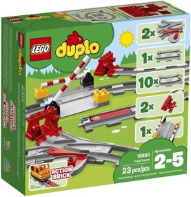 img 1 attached to 🚂 Enhanced LEGO DUPLO Train Tracks Set - 10882 | Building Blocks with 23 Pieces