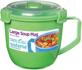 img 1 attached to 🍜 Sistema Large Varied To-Go Soup Mug, 1 Count - Collection