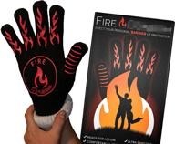 droll glove - comic surprise present - efficient up to 932°f - heat resistant glove - bundled with playful packaging, glove, and clear guide logo