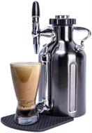 🍺 enhance your cold brew experience with the growlerwerks ukeg nitro coffee maker - 50 oz, black chrome logo