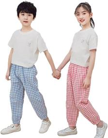 img 3 attached to 👗 Mud Kingdom Toddler Elastic Cotton Girls' Clothing: Comfortable and Stylish Fashion for Your Little Princess