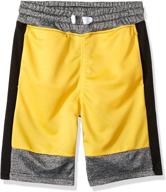 🩳 small boys' southpole marled track shorts: stylish and comfortable clothing logo