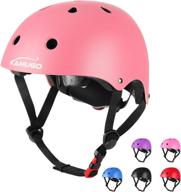 🚲 kamugo kids adjustable bike helmet | toddler to teen, unisex multi-sports helmet for cycling, skating, and scooting | 2 size options logo