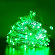 🌟 enhance your space: 33ft green fairy light led string lights - waterproof starry lights for indoor/outdoor bedroom party, wedding, camping, christmas decor - usb operated логотип