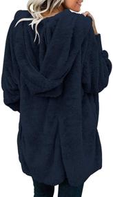 img 3 attached to Dokotoo Women's Hooded Cardigan 🧥 Sweater Outwear for Coats, Jackets & Vests
