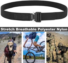 img 1 attached to 🎖️ DEYACE Tactical Release Military Accessories: Empowering Women with Stylish Belts