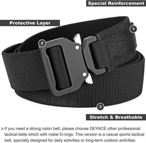 img 2 attached to 🎖️ DEYACE Tactical Release Military Accessories: Empowering Women with Stylish Belts
