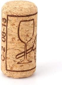 img 1 attached to 🍷 Tebery #8 Natural Wine Corks Premium Straight Cork Stopper 7/8" x 1 3/4", Ideal for Bottled Wine - Pack of 100