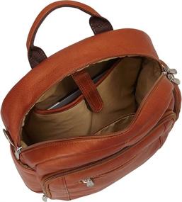 img 3 attached to Piel Leather Backpack Shoulder Chocolate