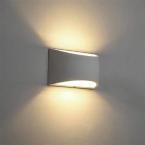 img 3 attached to 🌟 Stylish Modern LED Wall Sconce Lighting Fixture: 7W Warm White 2700K Up and Down Indoor Plaster Wall Lamps for Home Room Decor - Ideal for Living Room, Bedroom, Hallway (G9 Bulbs included, NOT Plug)