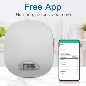 img 3 attached to LOFTILLA Smart Food Scale: Accurate Nutrition Analysis, Recipe Integration, and Weight Loss Assistance