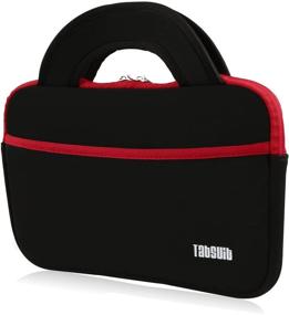 img 3 attached to TabSuit 7" Tablet Sleeve Bag - Compatible for Dragon Touch Y88X Pro/Y88X/M7 Kids Tablet, MatrixPad S7, Z1 Kids Tablet, iPad Mini 4 3 2 1, Galaxy Tab A 8.0 - Black: with Accessory Pocket