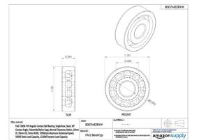 img 1 attached to FAG 7200B TVP Polyamide Clearance Rotational