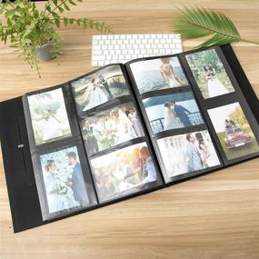 img 2 attached to Spbapr Photo Album 4X6 Cover PU Leather 600 Photos Large Capacity Photo Album For Family Wedding Anniversary Baby