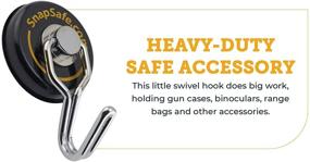 img 3 attached to Magnetic Swivel Hooks 75914: Organize and Hang with SnapSafe Convenience!