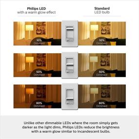 img 3 attached to 💡 Philips Flicker-Free LED Technology, Adjustable Color Temperature (2200K-2700K)