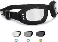 motorcycle goggles glasses photochromic antifog logo