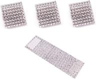 💎 sparkling rhinestone napkin adornment for elegant wedding food service equipment & supplies логотип