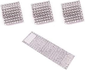 img 2 attached to 💎 Sparkling Rhinestone Napkin Adornment for Elegant Wedding Food Service Equipment & Supplies