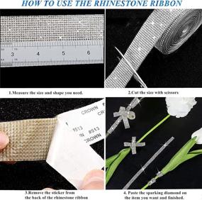 img 3 attached to GUIFIER Adhesive Rhinestone Rhinestones Decoration