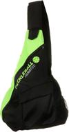 🎾 pickleball fanatic sling bag: paddles, balls, gear & water bottle pockets logo