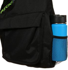 img 1 attached to 🎾 Pickleball Fanatic Sling Bag: Paddles, Balls, Gear & Water Bottle Pockets