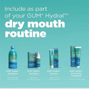 img 2 attached to GUM-1804R Hydral Anti-Cavity Toothpaste: Gentle Mint Formula, SLS and Alcohol-Free, 4.2oz