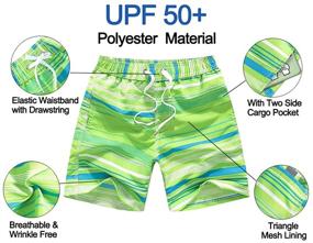 img 2 attached to EULLA Little Boardshorts: Durable Boys' Swimming Shorts for Resistant Swimsuit