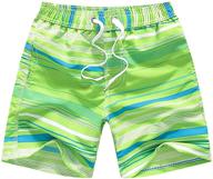 eulla little boardshorts: durable boys' swimming shorts for resistant swimsuit logo