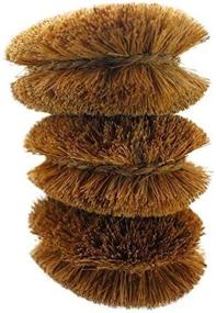 img 2 attached to 🥕 3 Pack of Tawashi Vegetable Brushes: Natural Coconut Fiber, Japanese Design, Perfect for Fruits, Veggies, and Household Use – With Convenient Wire Hanging Loop