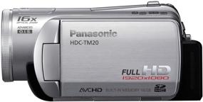 img 1 attached to 📷 High-Definition Capture with Panasonic HDC-TM20 SD & HDD Camcorder (Silver)