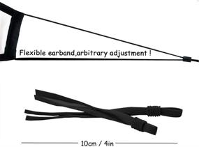 img 1 attached to 🪡 ORYOUGO 100 Pieces Sewing Elastic Band Cord: Adjustable Buckle Stretchy Mask Earloop Lanyard for DIY Mask Making Supplies