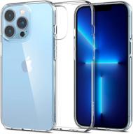 📱 spigen liquid crystal iphone 13 pro case with anti-yellowing technology (2021) - crystal clear protection logo