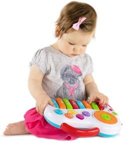 img 1 attached to 🎹 Age 1-5 Toddler Piano & Baby Keyboard with DJ Mixer - Electronic Musical Instruments for Educational Development